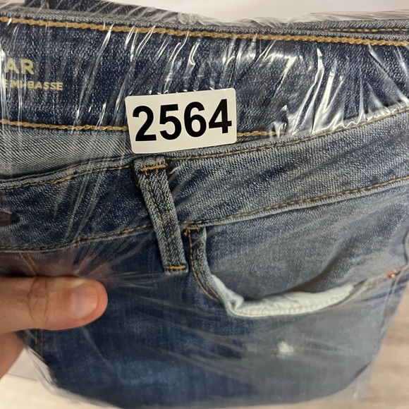 Old Navy Distressed Rockstar Skinny Jeans Womens 14w Plus Blue Denim 2564 - Picture 9 of 9